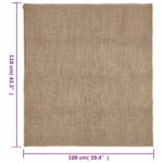 Jutesekker 5 stk 100×110 cm 100% jute 220 gsm