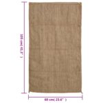 Jutesekker 5 stk 60×105 cm 100% jute 340 gsm