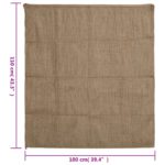 Jutesekker 5 stk 100×110 cm 100% jute 340 gsm