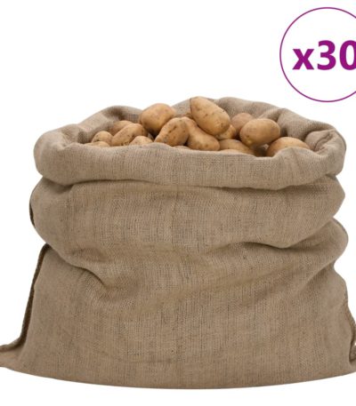 Jutesekker 30 stk 100×110 cm 100% jute 340 gsm